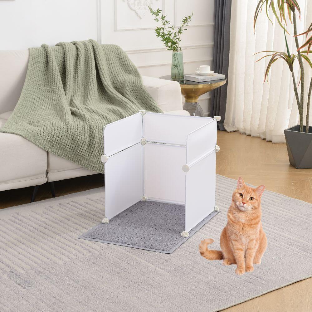 Brand New Cat Litter Box Enclosure Splash Guard