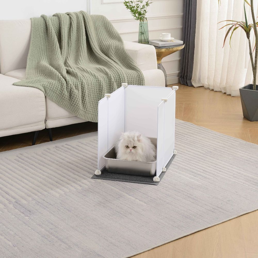 Small Stainless Steel Litter Box For Cats Kit Corrosion Resistant
